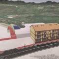 Nuova costruzione residenziale con unità abitative moderne, spazio esterno privato e solare termico, situata in zona panoramica con vista su colline e natura.