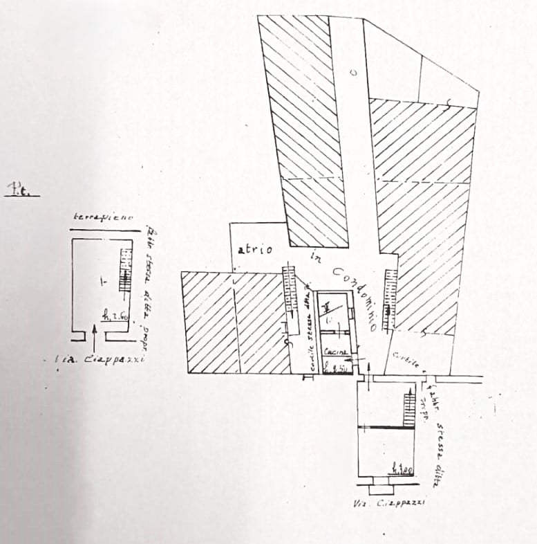 Planimetria appartamento con vani e layout del progetto immobiliare NextCasa, studio di architettura e interni.