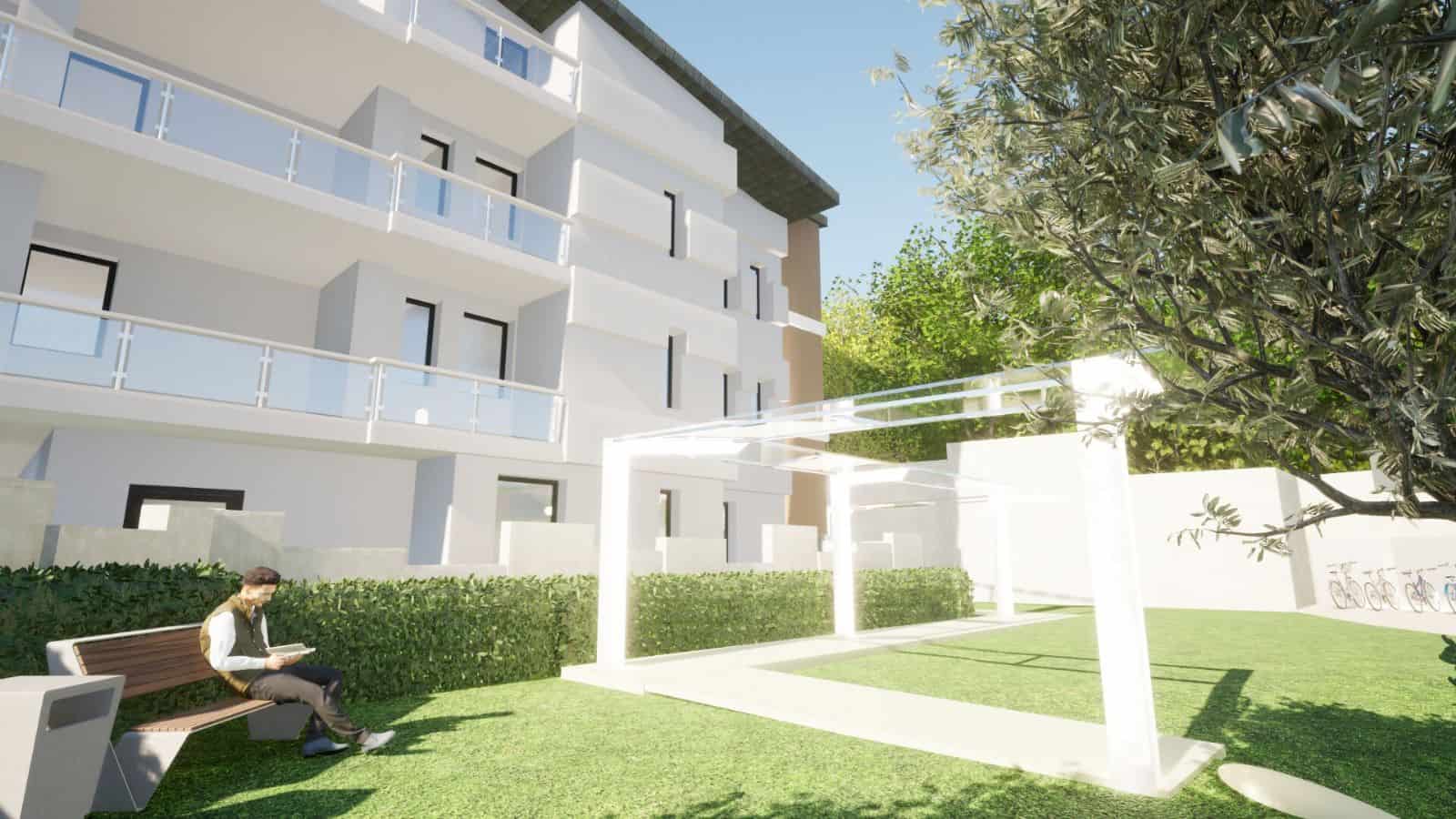 Appartamento in vendita a Capo D'Orlando con giardino e area relax esterna.